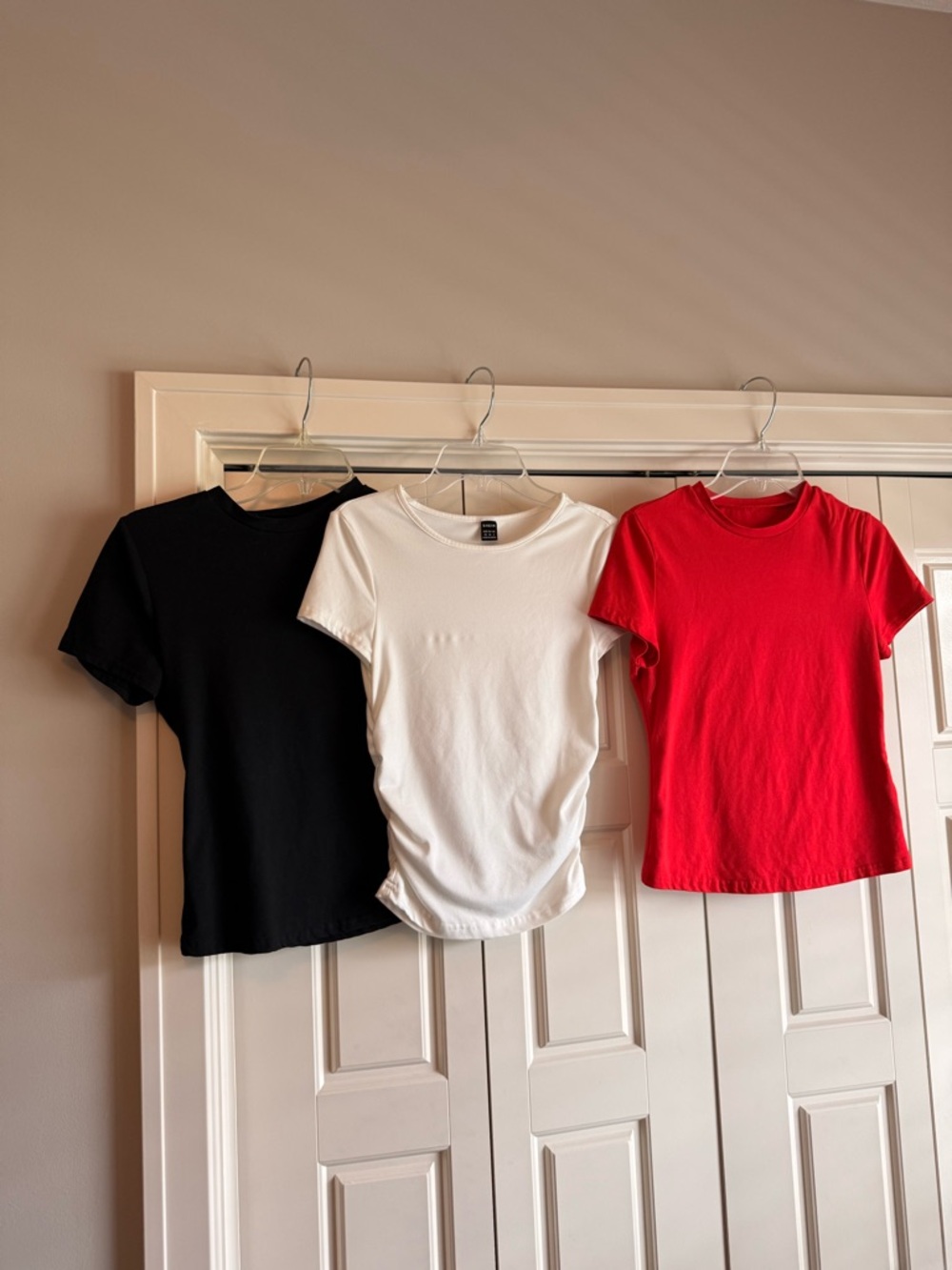 Classic Kids Crewneck Tee - Black, White, Red